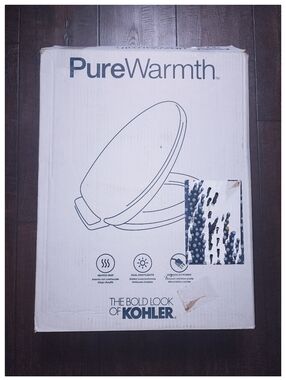 KOHLER PureWarmth White Elongated Toilet Seat Model K-10349
